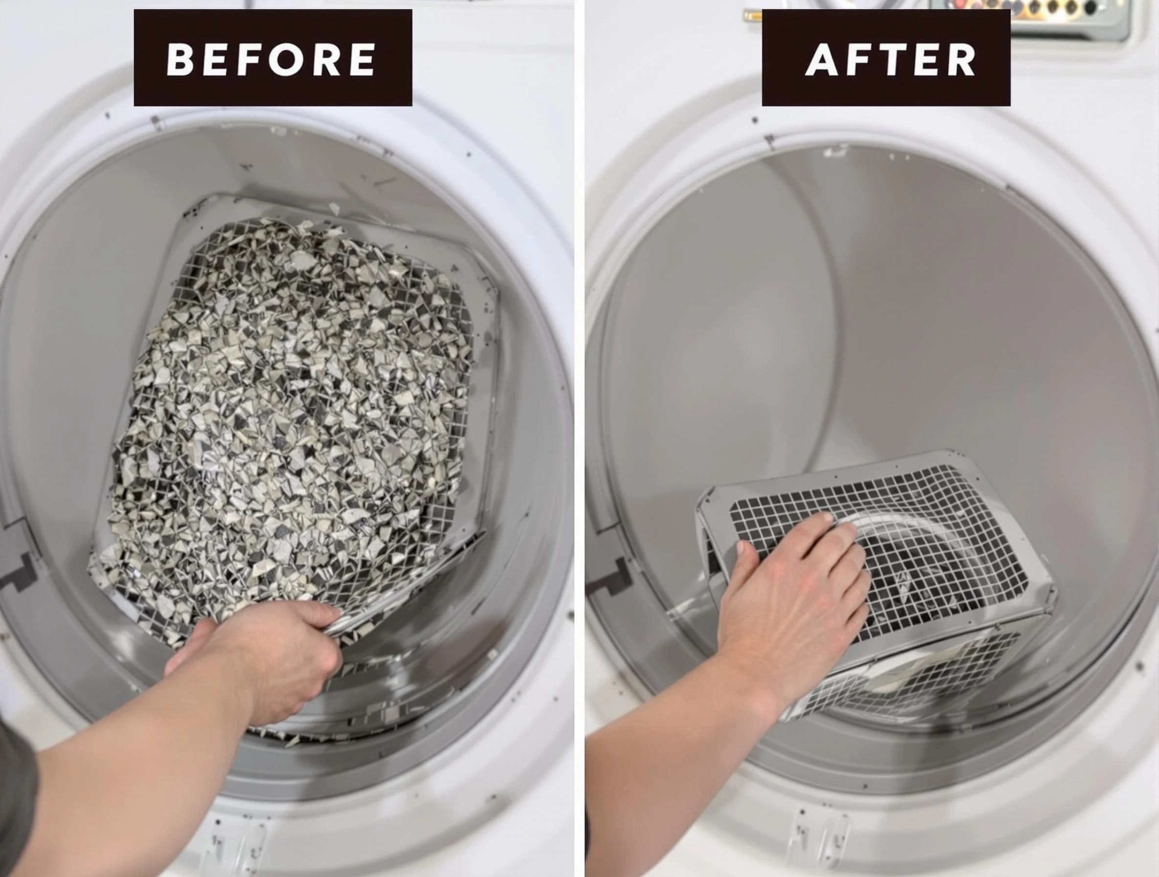 Professional lint trap cleaning by Lehi Dryer Vent Cleaning in Lehi