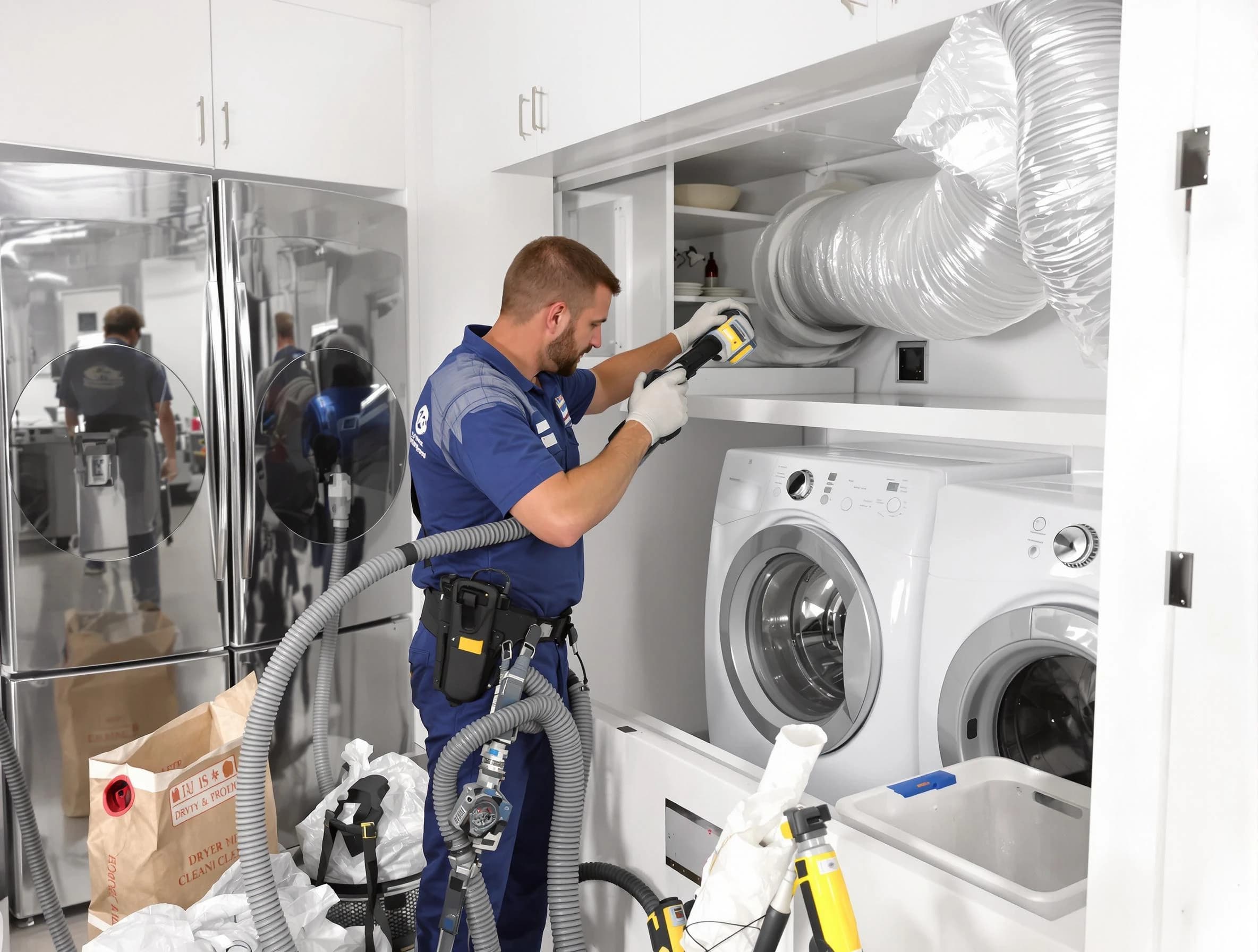 Professional duct cleaning by Lehi Dryer Vent Cleaning in Lehi
