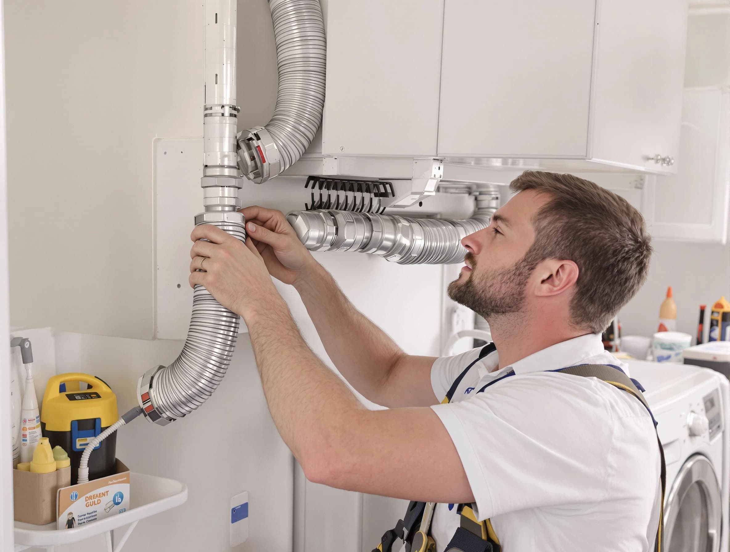 Professional dryer vent repair and installation by Lehi Dryer Vent Cleaning in Lehi