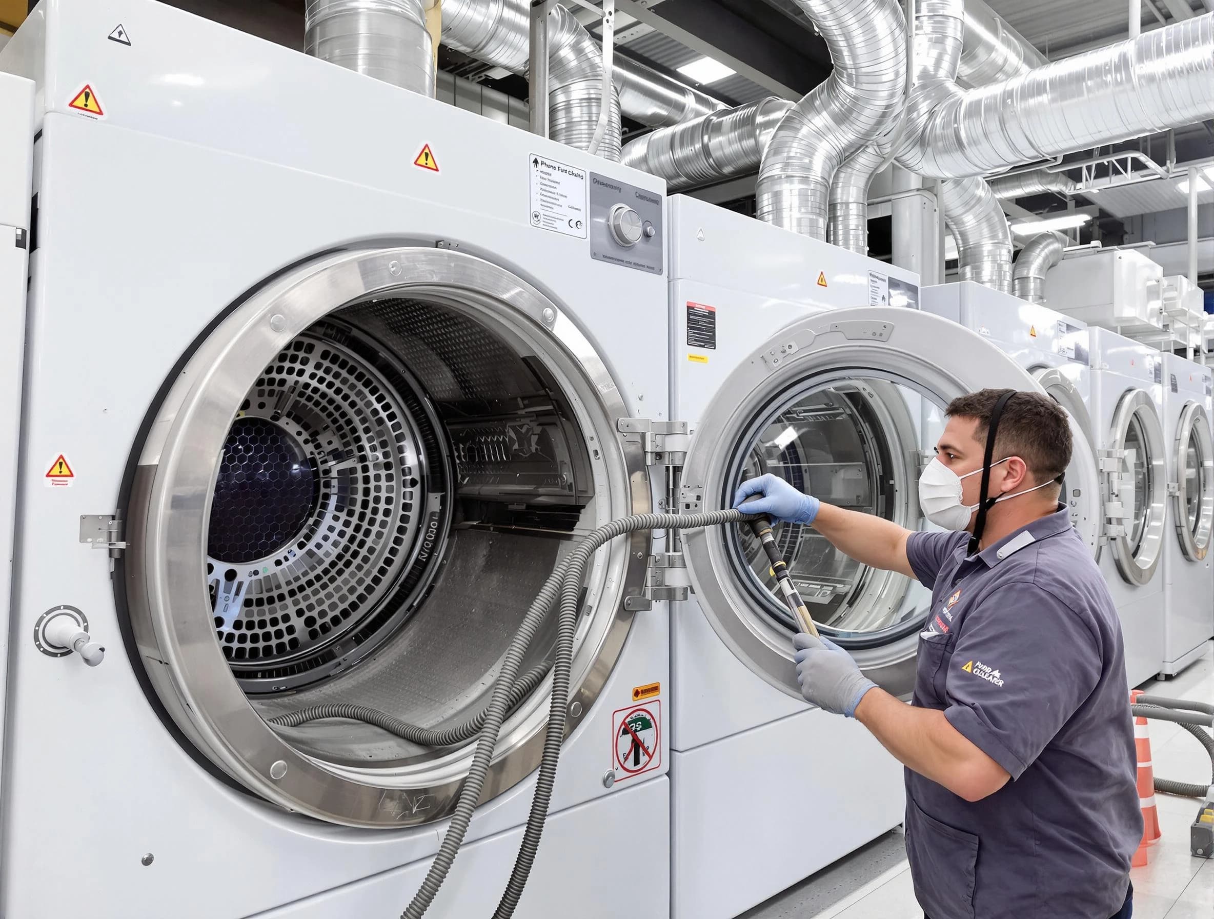 Industrial-grade dryer vent cleaning by Lehi Dryer Vent Cleaning in Lehi