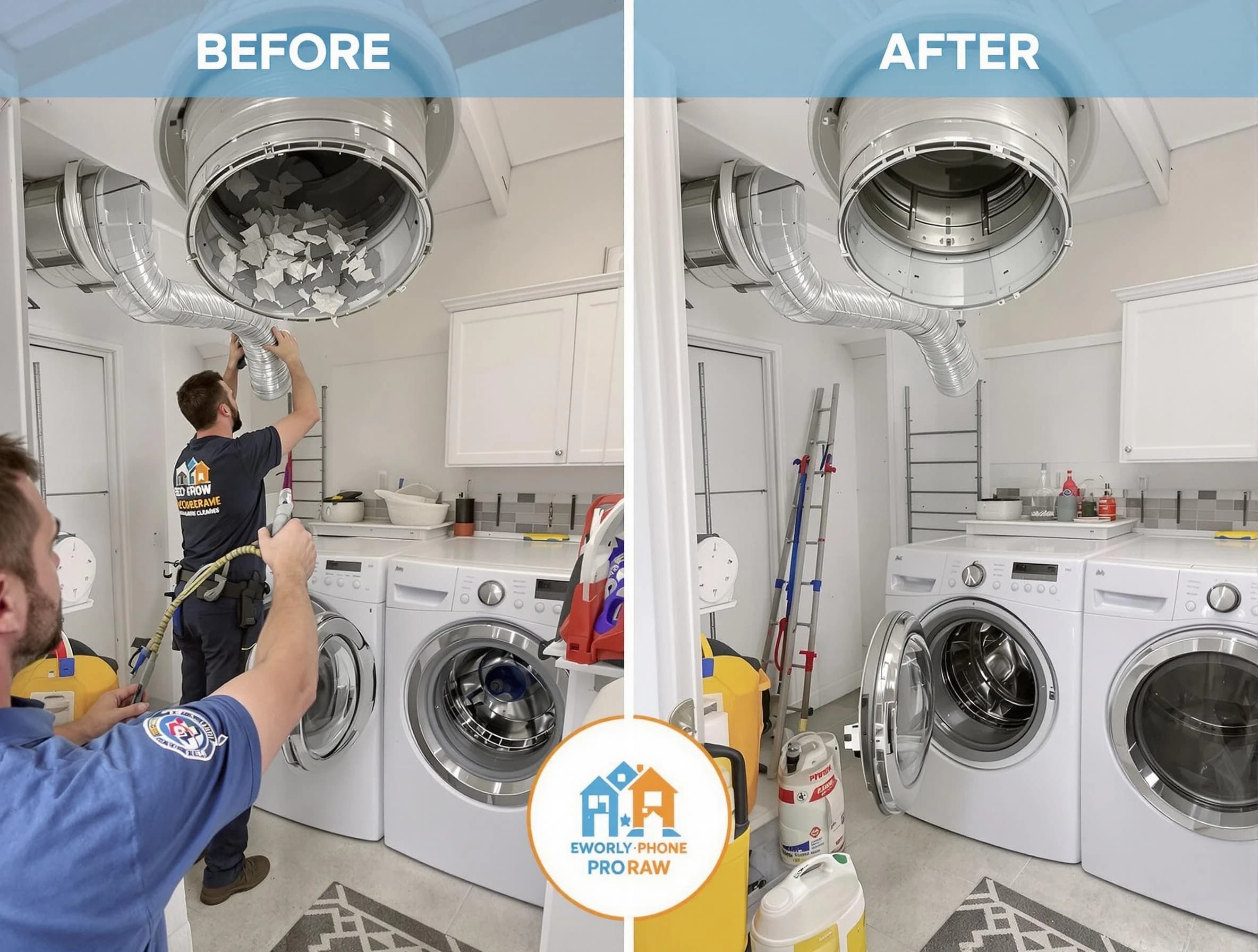 Residential dryer vent cleaning by Lehi Dryer Vent Cleaning in Lehi