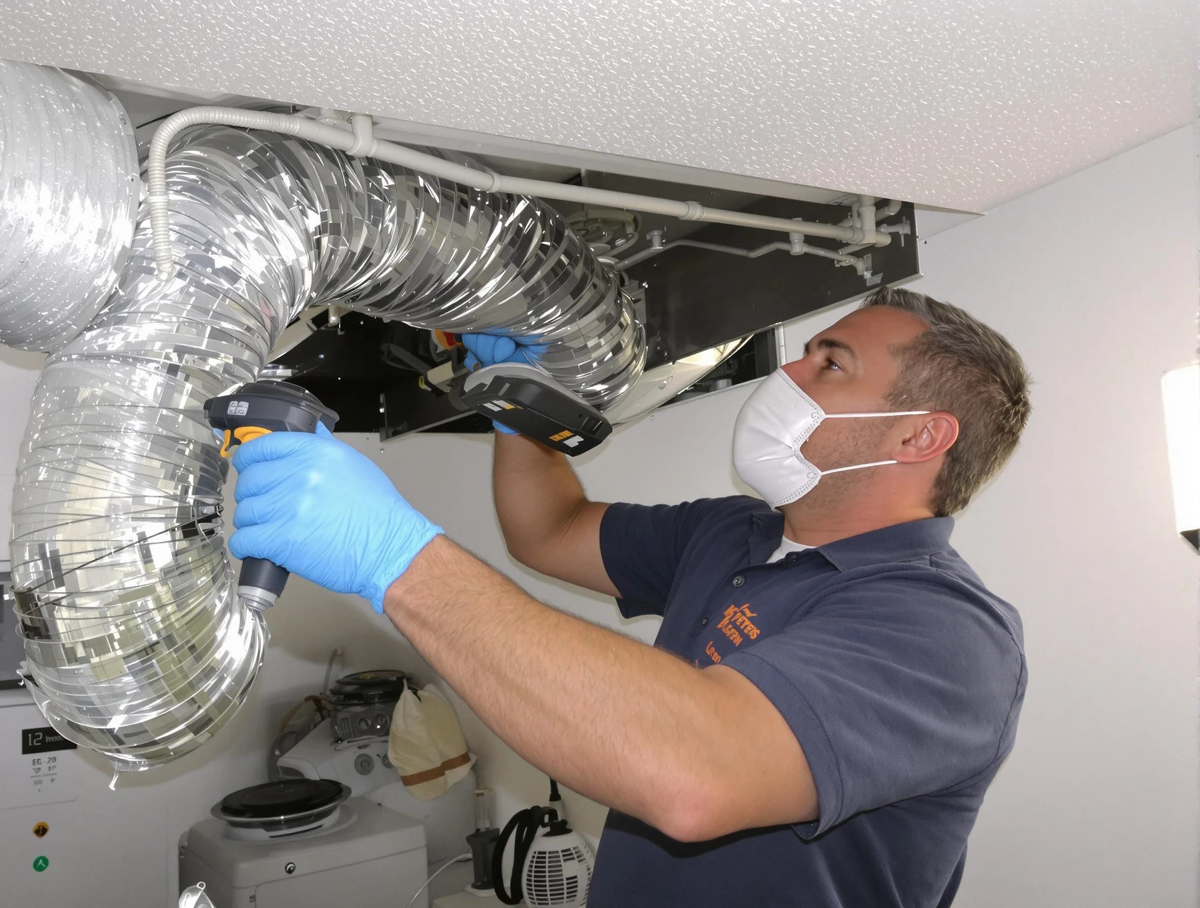 Lehi Dryer Vent Cleaning professional performing thorough residential dryer vent cleaning in Lehi